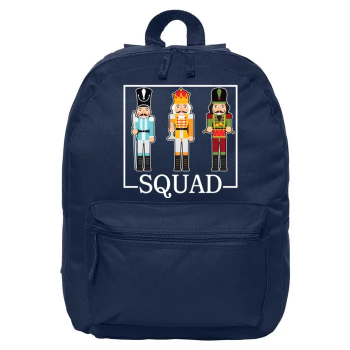 Nutcracker Squad Funny Christmas 16 in Basic Backpack