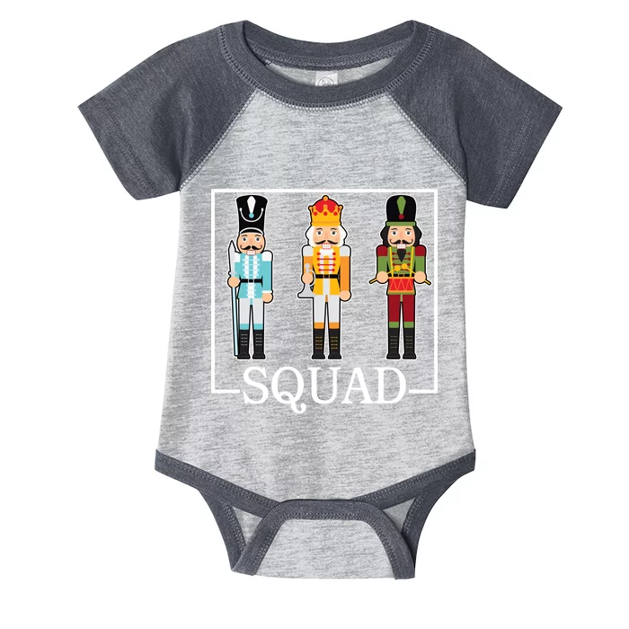 Nutcracker Squad Funny Christmas Infant Baby Jersey Bodysuit