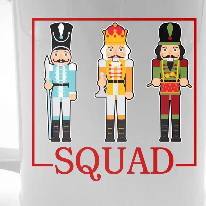 Nutcracker Squad Funny Christmas Front & Back Beer Stein