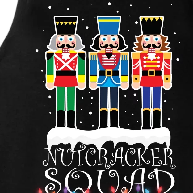 Nutcracker Squad Holiday Ballet Dance Christmas Ladies Tri-Blend Wicking Tank