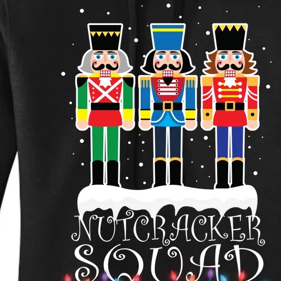 Nutcracker Squad Holiday Ballet Dance Christmas Women's Pullover Hoodie