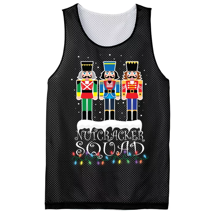 Nutcracker Squad Holiday Ballet Dance Christmas Mesh Reversible Basketball Jersey Tank