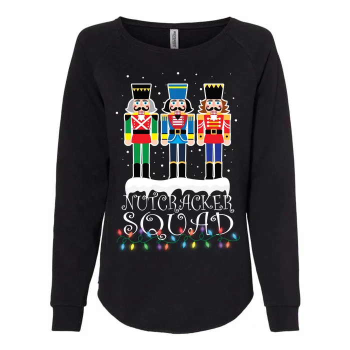 Nutcracker Squad Holiday Ballet Dance Christmas Womens California Wash Sweatshirt