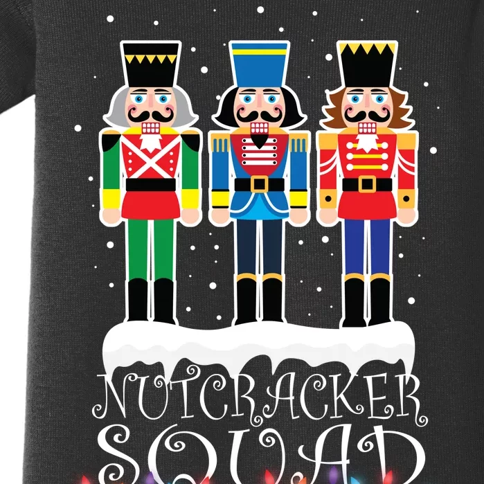 Nutcracker Squad Holiday Ballet Dance Christmas Baby Bodysuit