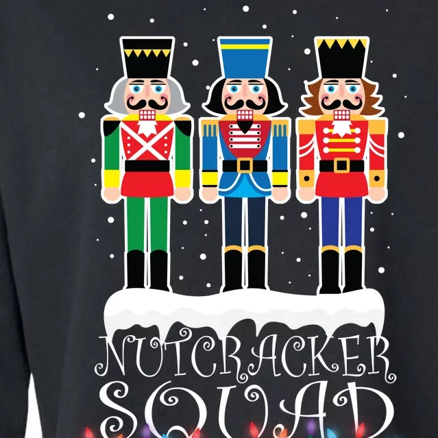 Nutcracker Squad Holiday Ballet Dance Christmas Cropped Pullover Crew