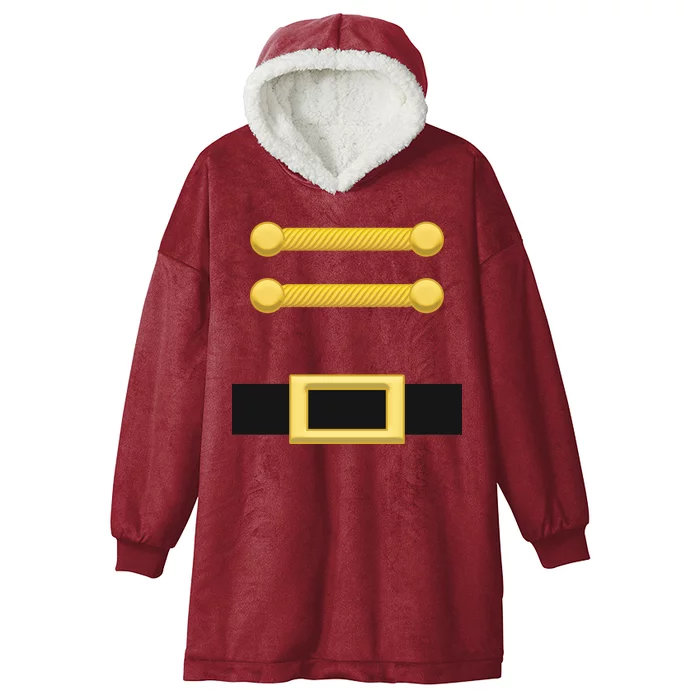 Nutcracker Uniform Christmas Costume Hooded Wearable Blanket