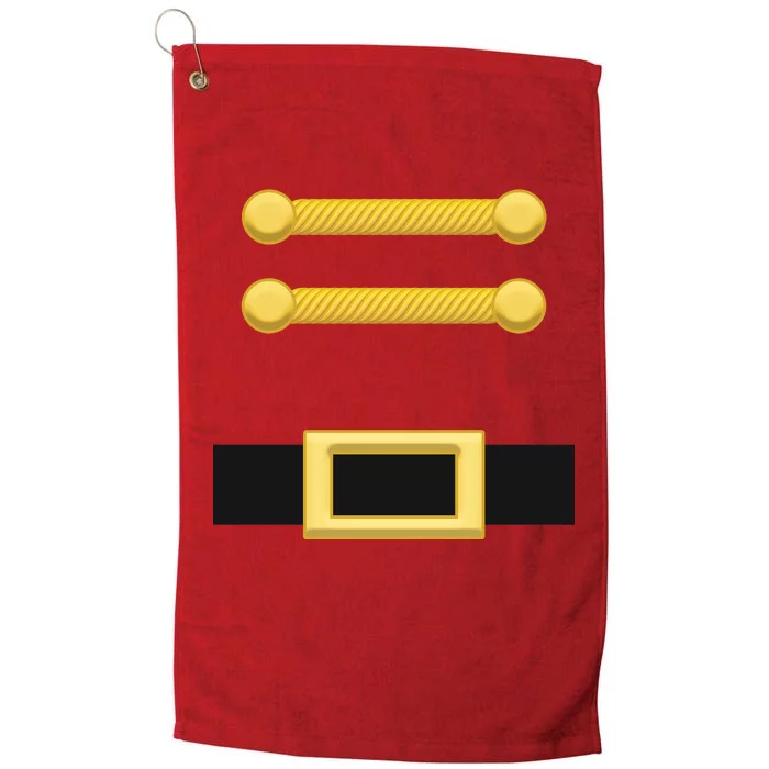 Nutcracker Uniform Christmas Costume Platinum Collection Golf Towel