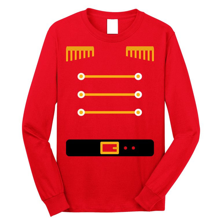 Nutcracker Uniform Toys Soldier Christmas Long Sleeve Shirt