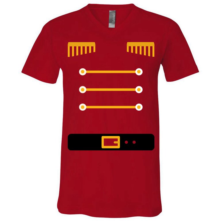 Nutcracker Uniform Toys Soldier Christmas V-Neck T-Shirt
