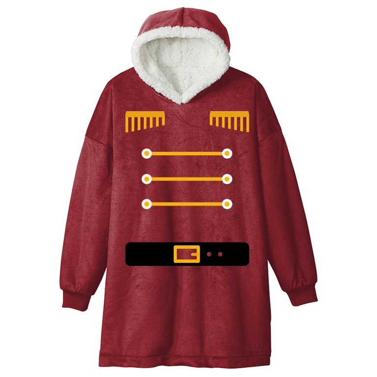 Nutcracker Uniform Toys Soldier Christmas Hooded Wearable Blanket