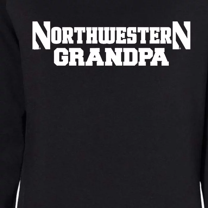 Northwestern University Wildcats Grandpa Womens California Wash Sweatshirt