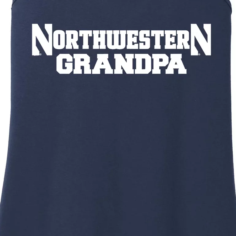 Northwestern University Wildcats Grandpa Ladies Essential Tank