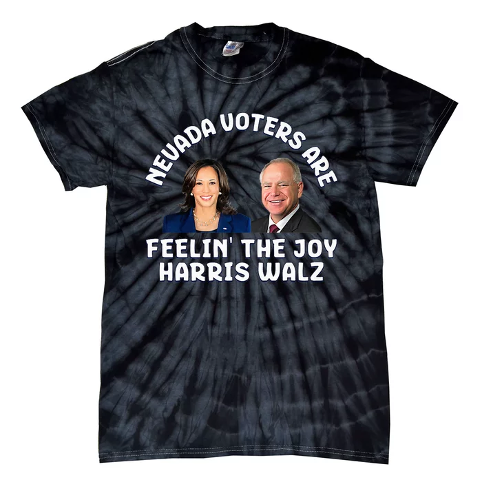 Nevada Voters Are Feelin The Joy Harris Walz Joy Premium Tie-Dye T-Shirt