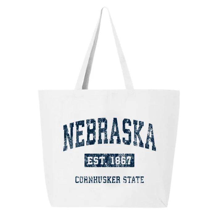 Nebraska Vintage Athletic Sports 25L Jumbo Tote