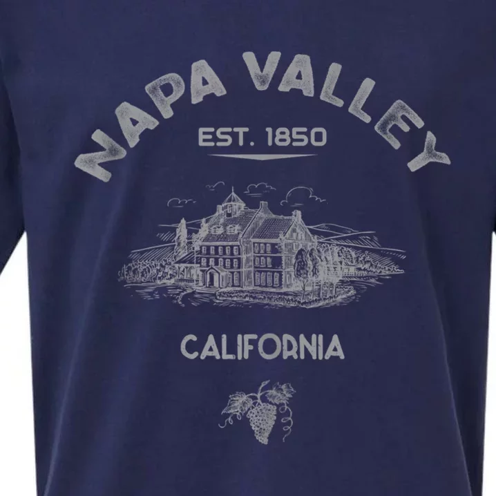 Napa Valley California Winery Souvenir Sueded Cloud Jersey T-Shirt