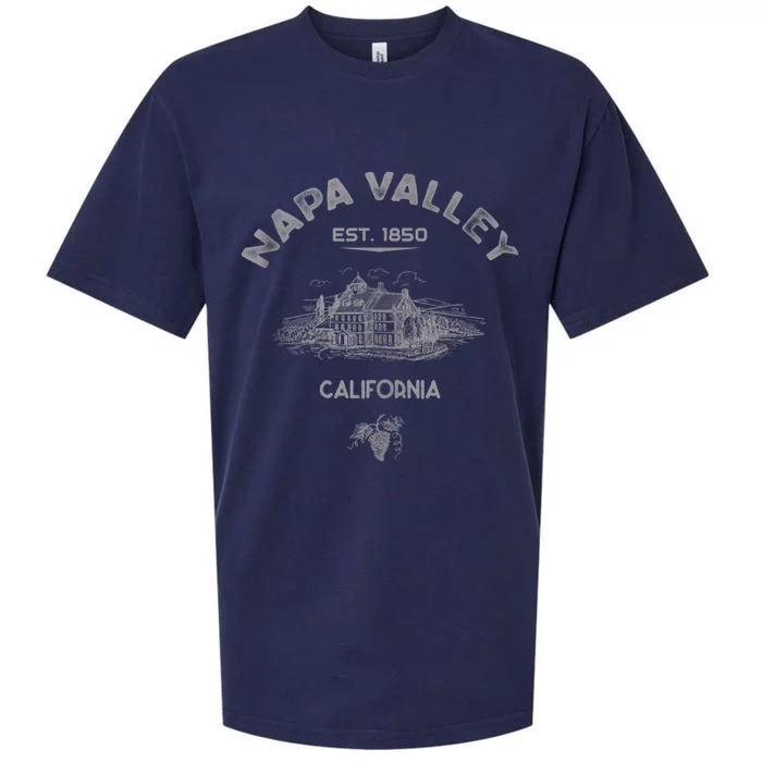 Napa Valley California Winery Souvenir Sueded Cloud Jersey T-Shirt