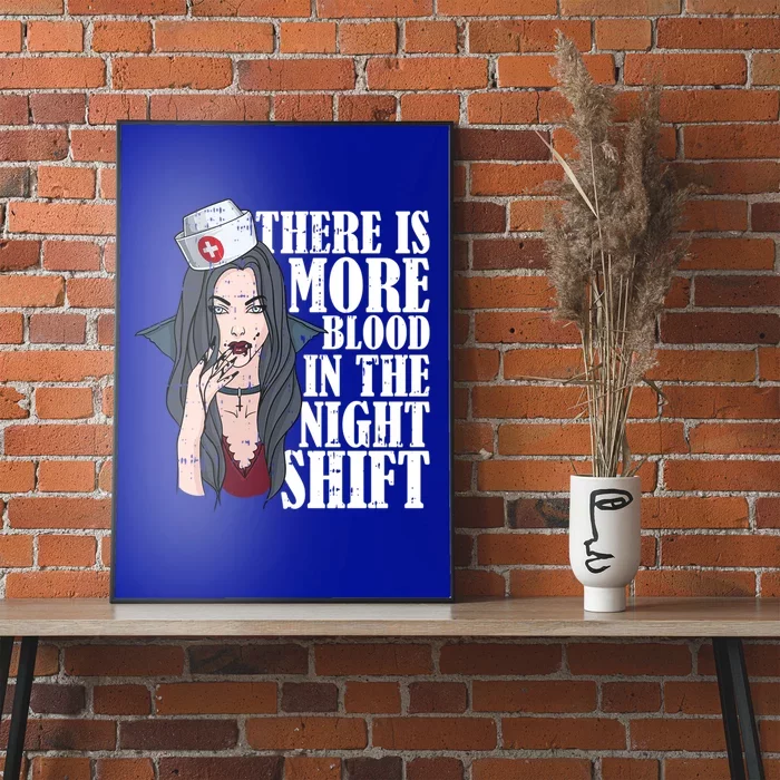 Nurse Vampire Caretaker Hospital Nursing Gift Poster