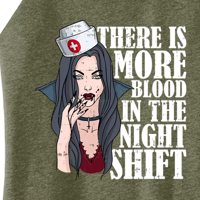 Nurse Vampire Caretaker Hospital Nursing Gift Women’s Perfect Tri Rocker Tank