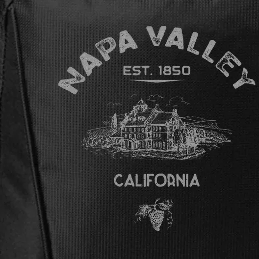 Napa Valley California Winery Souvenir City Backpack