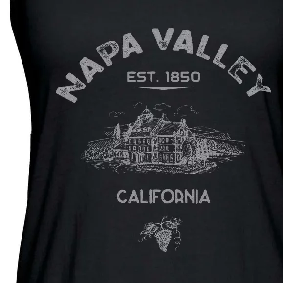 Napa Valley California Winery Souvenir Ladies Essential Flowy Tank