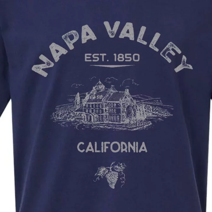 Napa Valley California Winery Souvenir Sueded Cloud Jersey T-Shirt