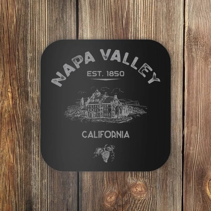 Napa Valley California Winery Souvenir Coaster