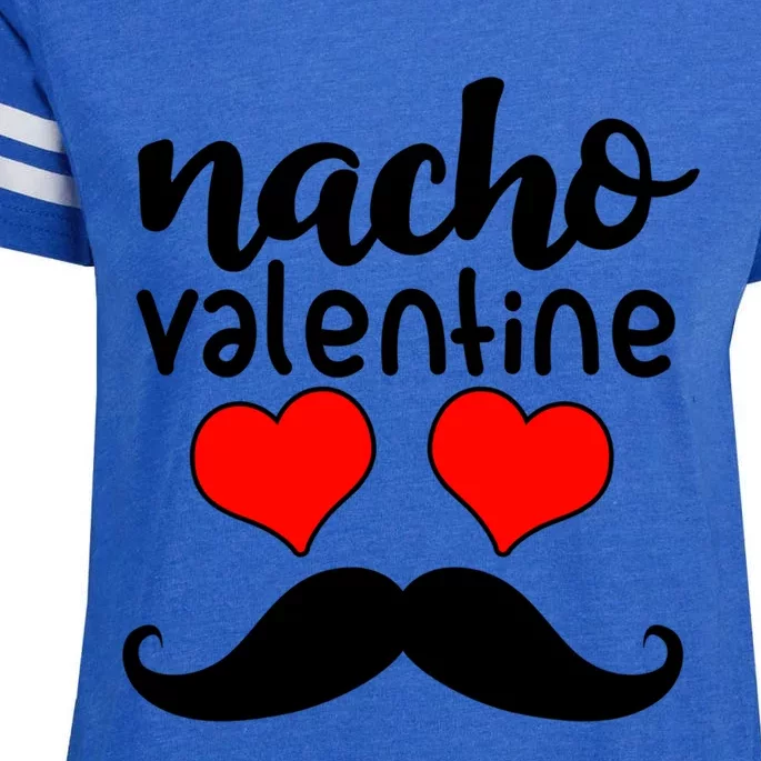 Nacho Valentines Day Funny Costume Matching Couple Gift Enza Ladies Jersey Football T-Shirt