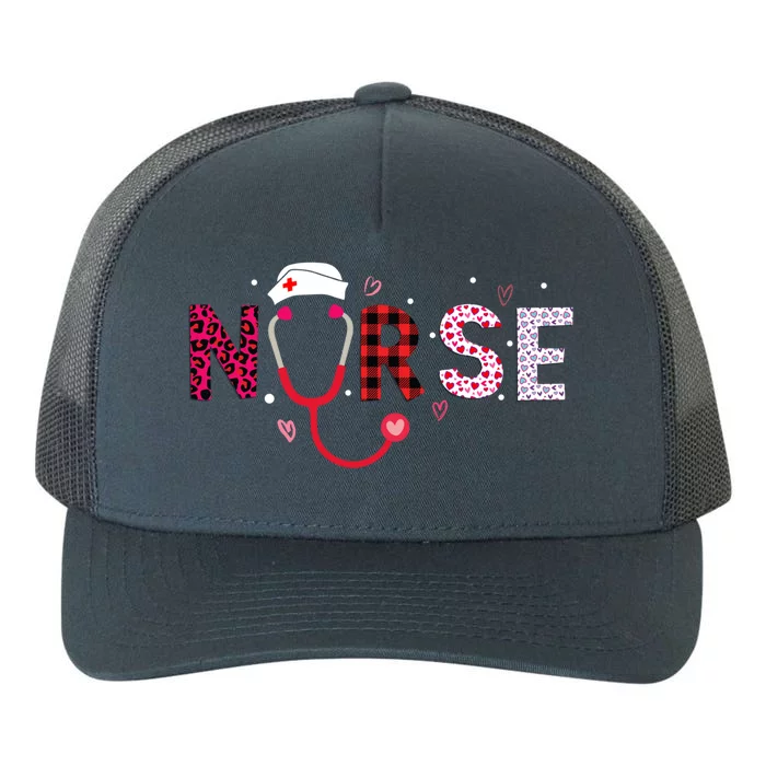 Nurse Valentines Day Love Nursing Student Rn Life Gift Yupoong Adult 5-Panel Trucker Hat