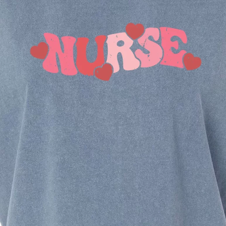 Nurse Valentines Day Valentine Er Icu Nicu Rn Nurses Gift Garment-Dyed Women's Muscle Tee