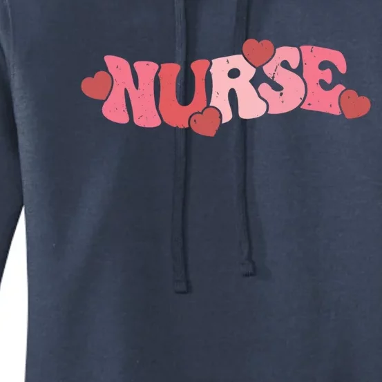 Nurse Valentines Day Valentine Er Icu Nicu Rn Nurses Gift Women's Pullover Hoodie