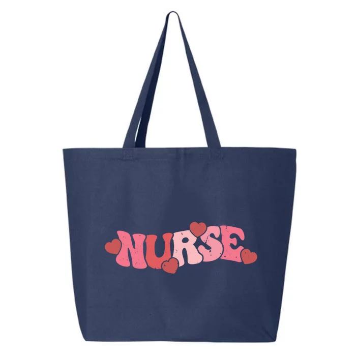 Nurse Valentines Day Valentine Er Icu Nicu Rn Nurses Gift 25L Jumbo Tote