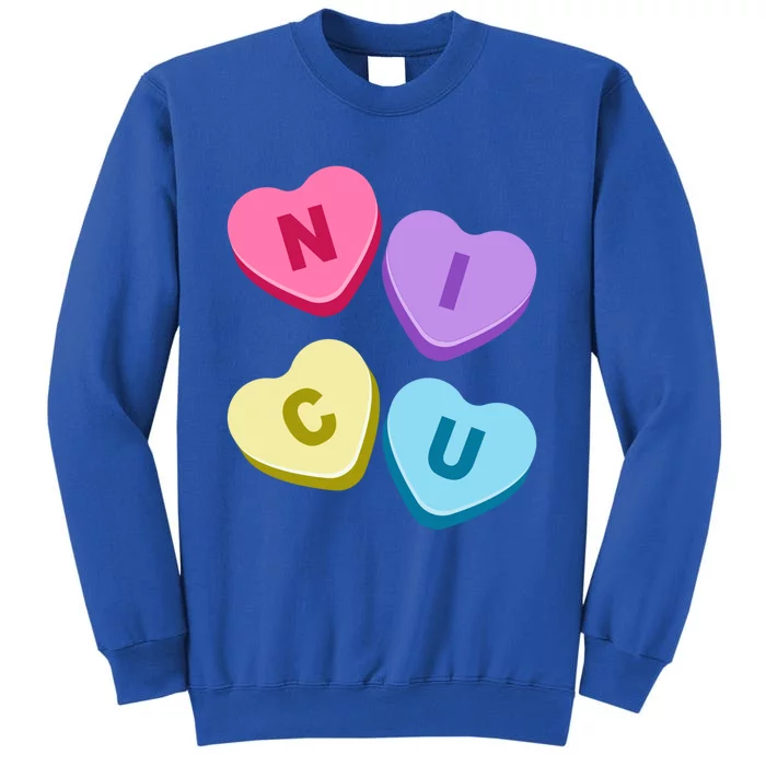 Nurse Valentines Day Gift Candy Valentine Hearts Nicu Nurses Meaningful Gift Sweatshirt