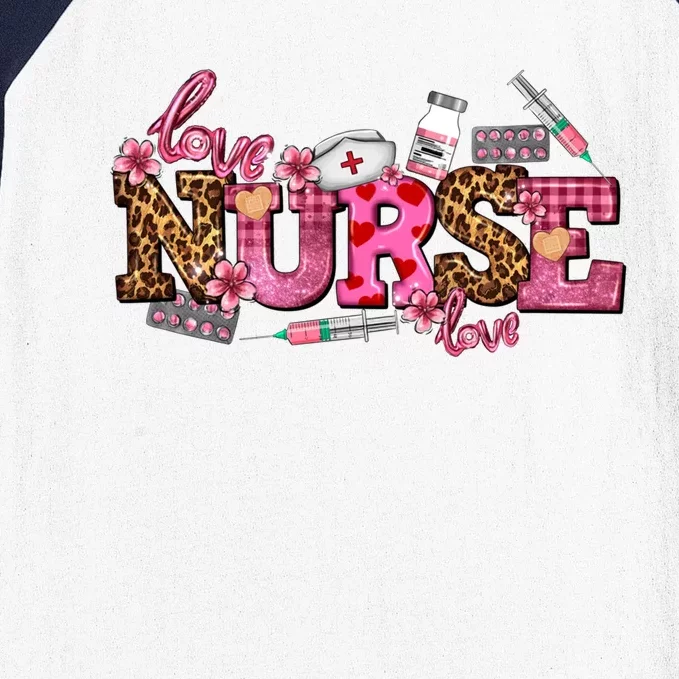 Nurse Valentines Day Valentine Er Icu Nicu Rn Nurses Great Gift Baseball Sleeve Shirt