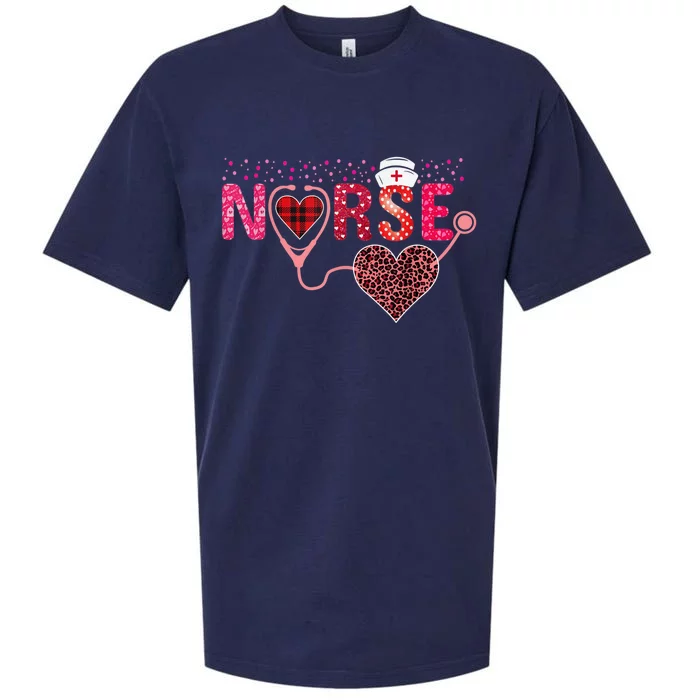 Nurse Valentines Day Cupids Favorite Nurse Life Nurses Sueded Cloud Jersey T-Shirt