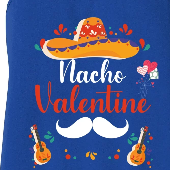 Nacho Valentines Day Humor Funny Gift Women's Racerback Tank