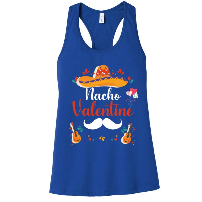 Nacho Valentines Day Humor Funny Gift Women's Racerback Tank