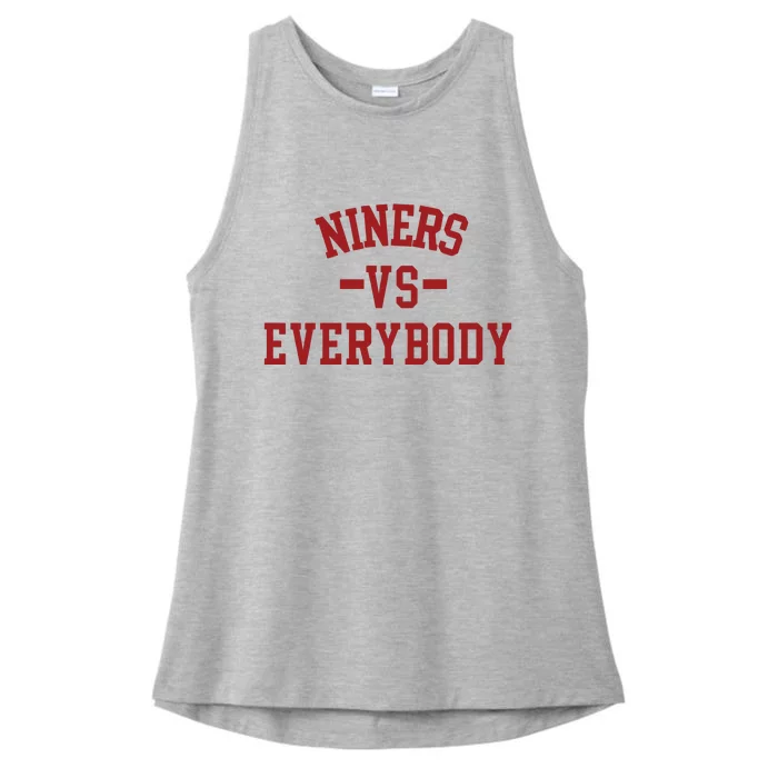 Niners Vs Everybody Ladies Tri-Blend Wicking Tank