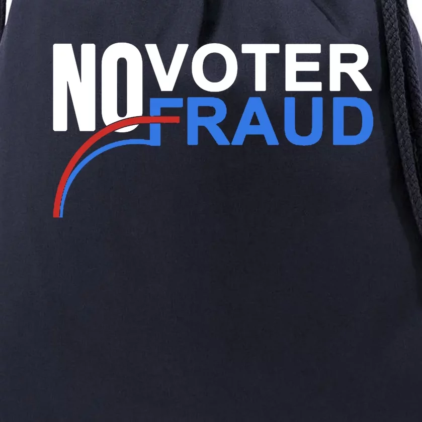 No Voter Fraud Election Drawstring Bag