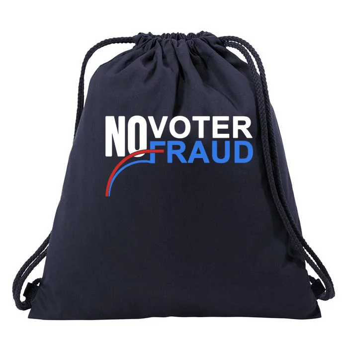 No Voter Fraud Election Drawstring Bag