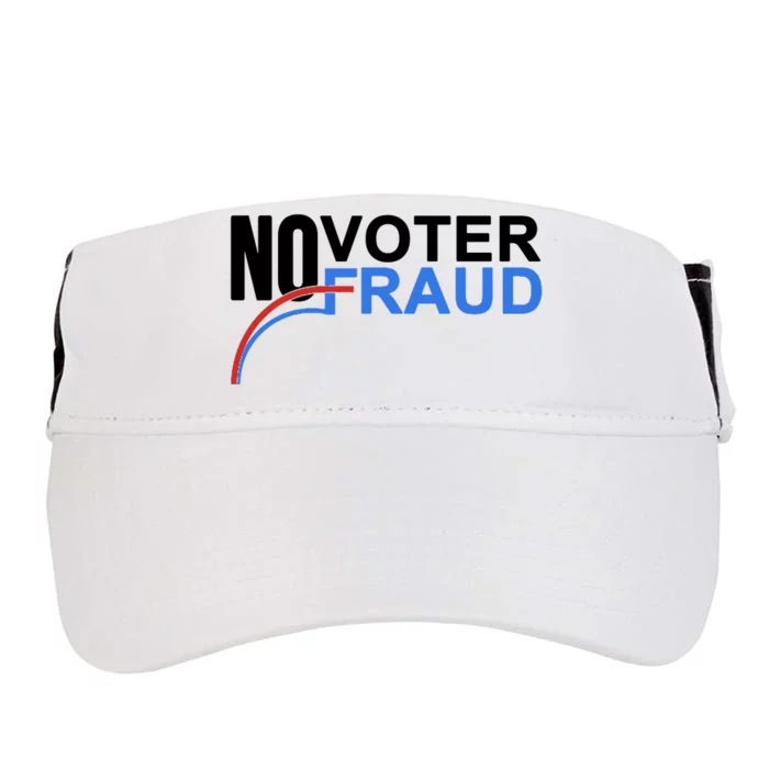 No Voter Fraud Election Adult Drive Performance Visor