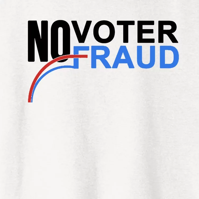 No Voter Fraud Election Women's Crop Top Tee