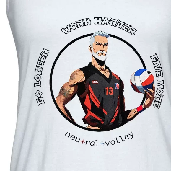 Neutral Volley Go Longer Volleyball Ladies Essential Flowy Tank