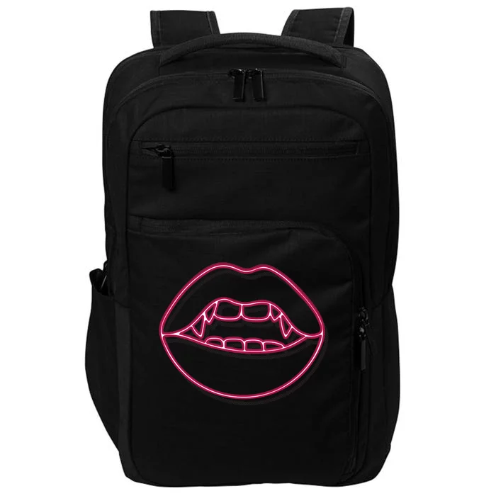 Neon Vampire Mouth Impact Tech Backpack