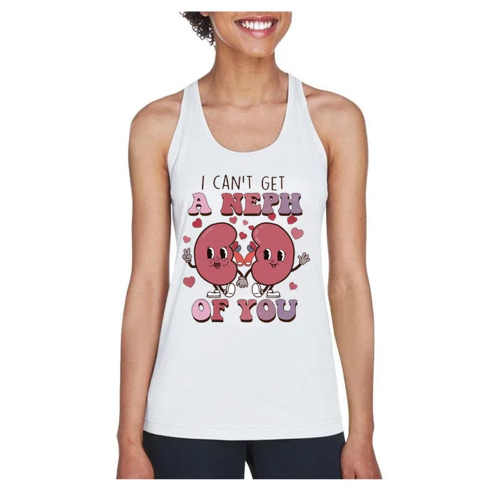 Nurse Valentine Medical Peds Picu Urology Rn Nephrology Women's Racerback Tank