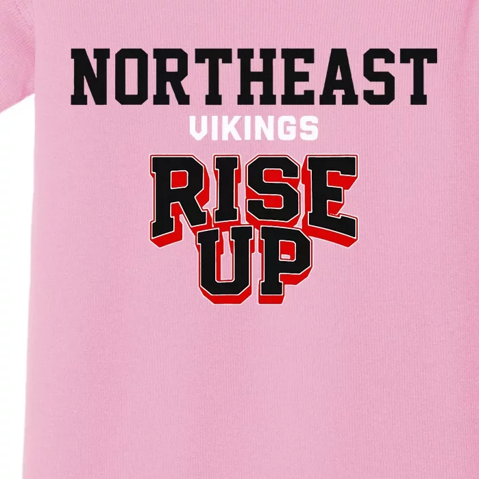 Northeast Vikings Rise Up Hs Baby Bodysuit