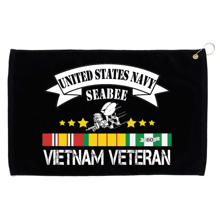 Na Vy Sea Bee Vietnam Veteran Grommeted Golf Towel