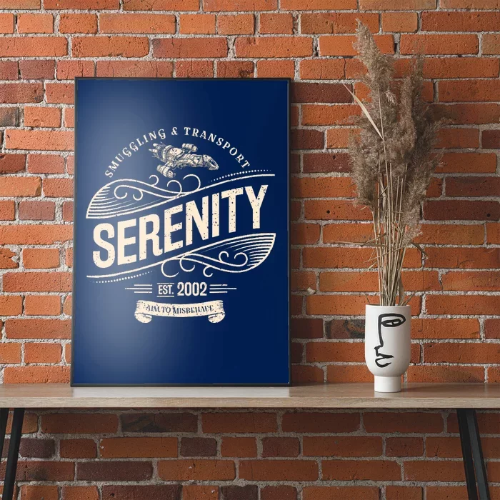 NEW Vintage Serenity Smuggling And Transport Firefly Poster