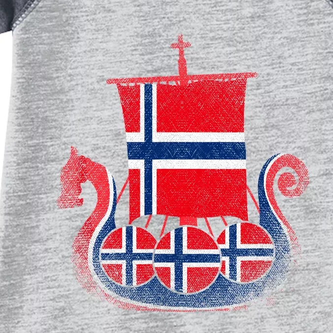 Norwegian Viking Ship Norway Infant Baby Jersey Bodysuit