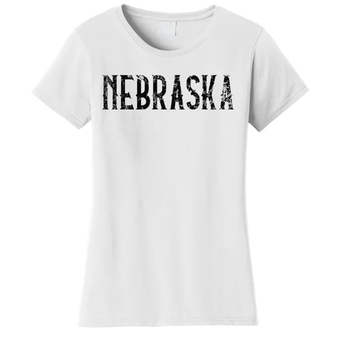 Nebraska Vintage Script NE Apparel Women's T-Shirt