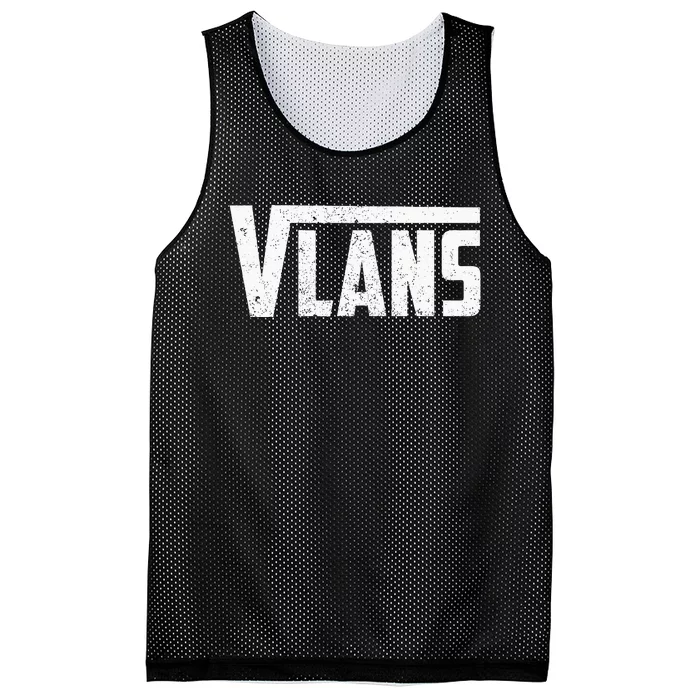 Novelty Vlans Talent Unique Network Engineering Mesh Reversible Basketball Jersey Tank